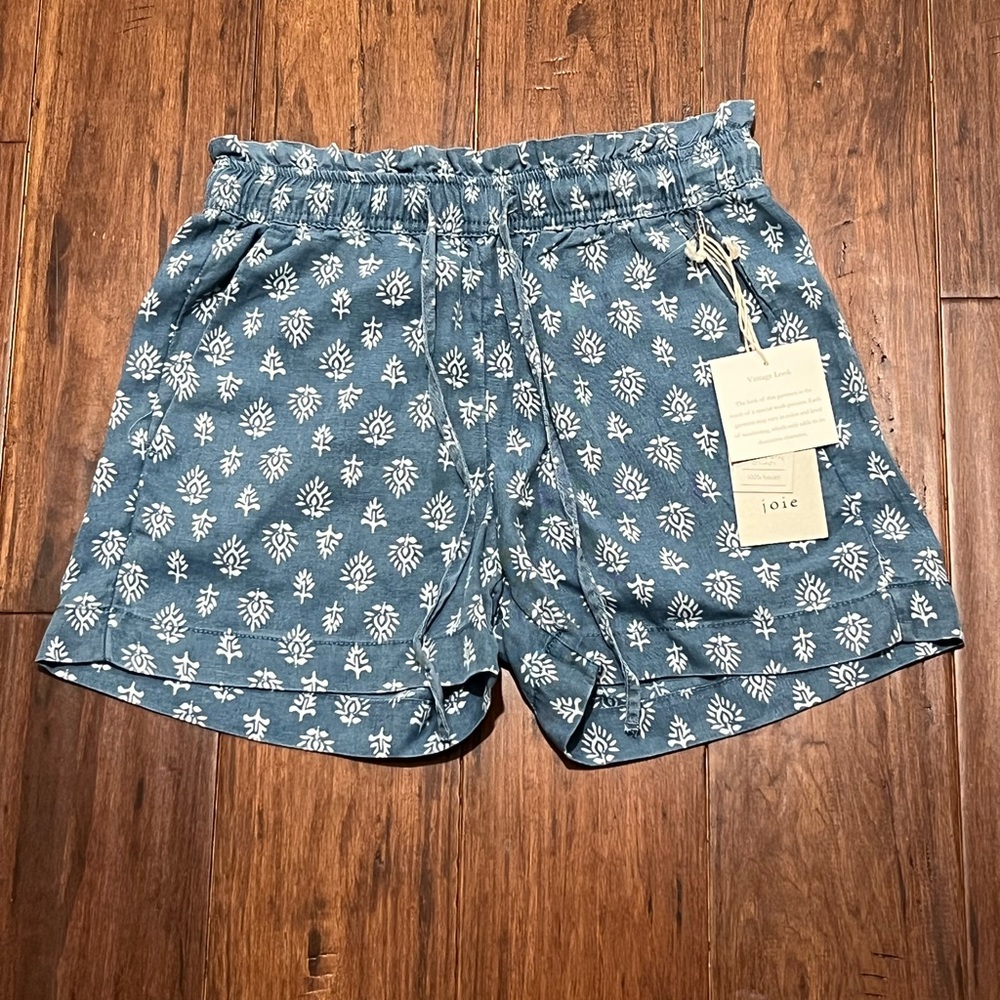 Joie New Lyocell Boho Bohemian Print Shorts Super Soft xs 25 $175-